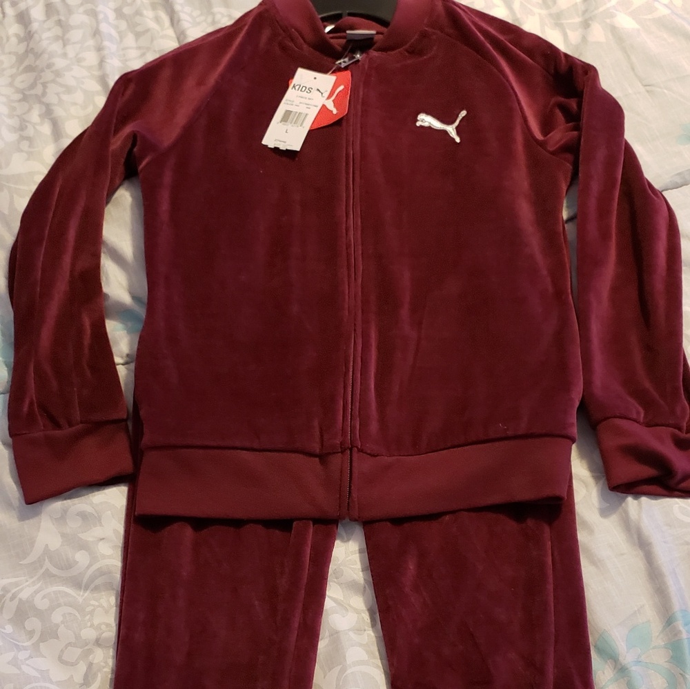 Puma 2 piece Athletic sweat suit